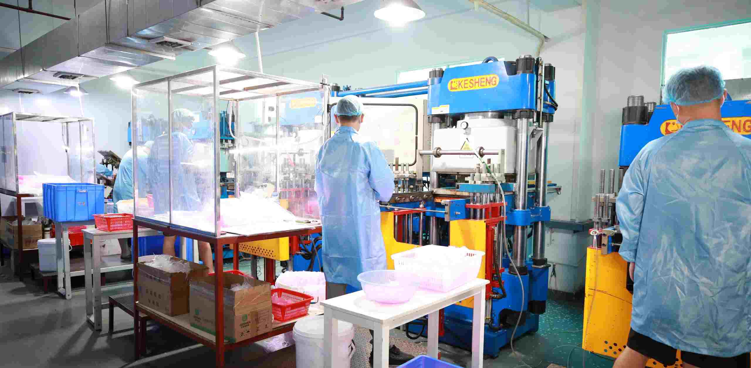 International Clients Impressed by Our State-of-the-Art Menstrual Cup Factory.