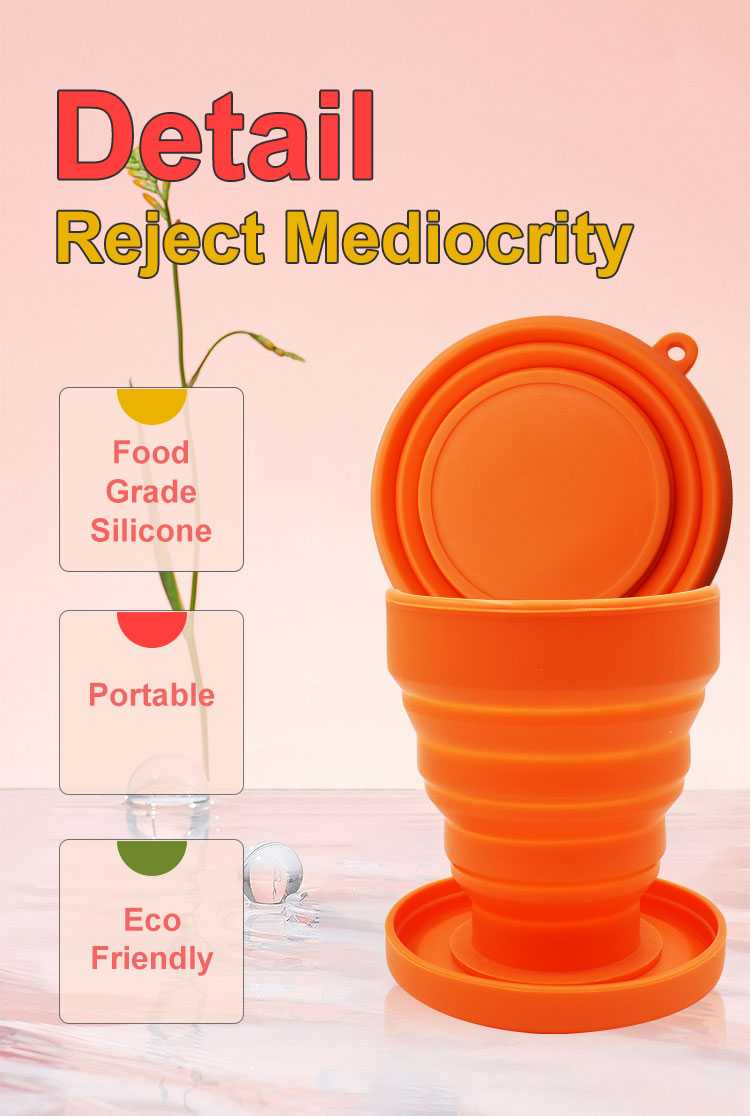 Foldable Silicone Cup 200ml