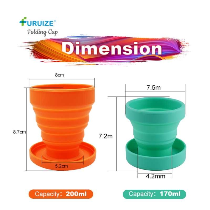 Foldable Silicone Cup 200ml